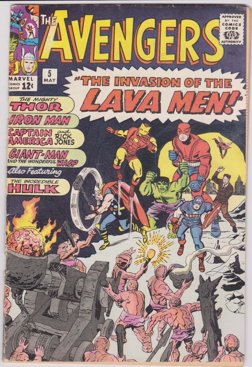 Marvel Avengers #5 1964 VG/F