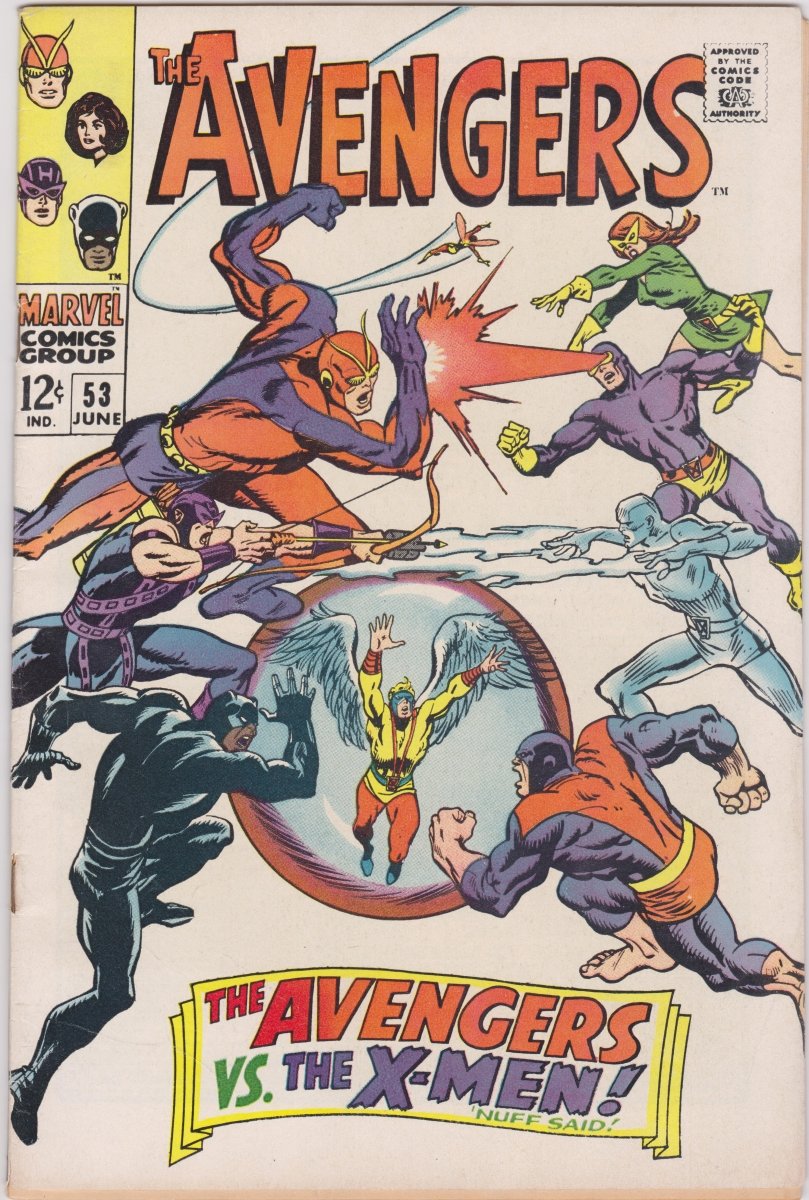 Marvel Avengers #53 1968 VF+/NM-