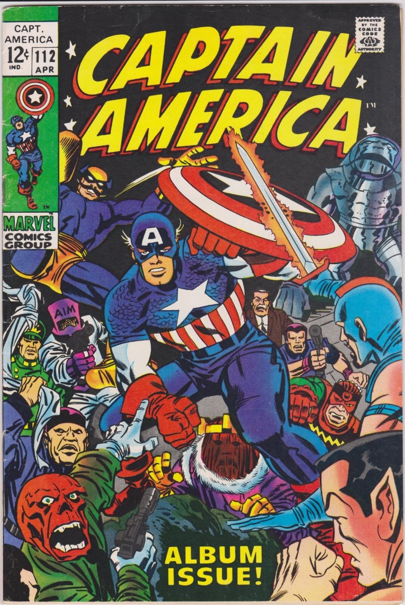 Marvel Captain America #112 1968 F/VF