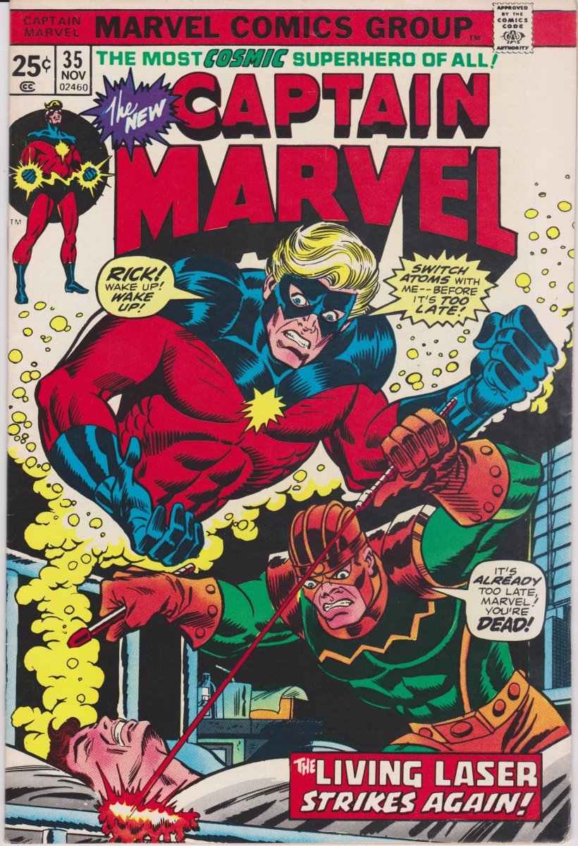 Marvel Captain Marvel #35 1974 F/VF