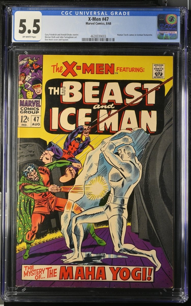 Marvel Comics X - Men 47 1968 CGC 5.5