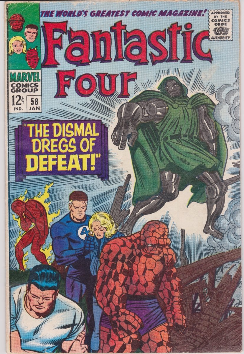 Marvel Fantastic Four #58 1967 VG+/F-