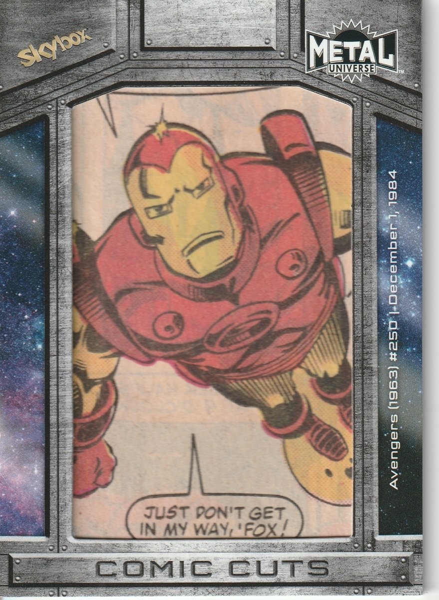 Marvel Metal Avengers 2024 Comic Cuts CC - AV8 (Iron Man)