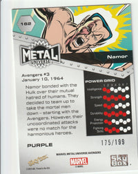 Load image into Gallery viewer, Marvel Metal Avengers 2024 Namor Purple #162 175/199
