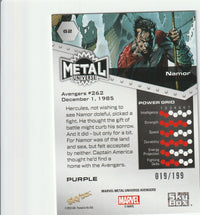 Load image into Gallery viewer, Marvel Metal Avengers 2024 Namor Purple #62 19/199
