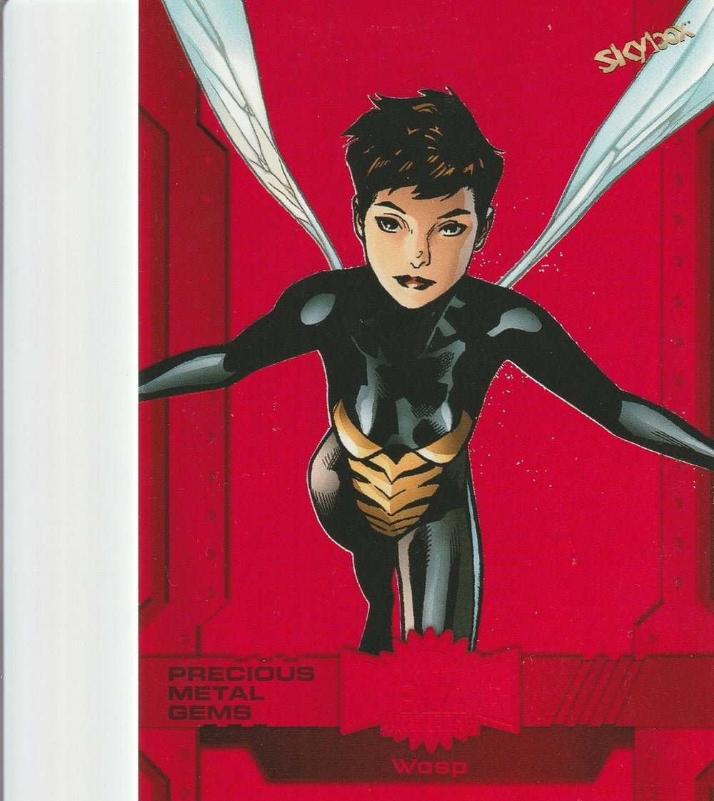 Marvel Metal Avengers 2024 Wasp Red PMG #1 58/100