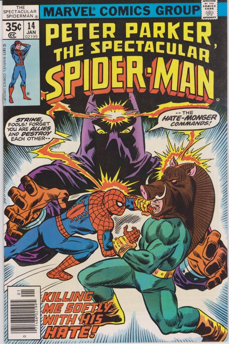 Marvel Peter Parker the Spectacular Spider-Man #14 1978 F-/F