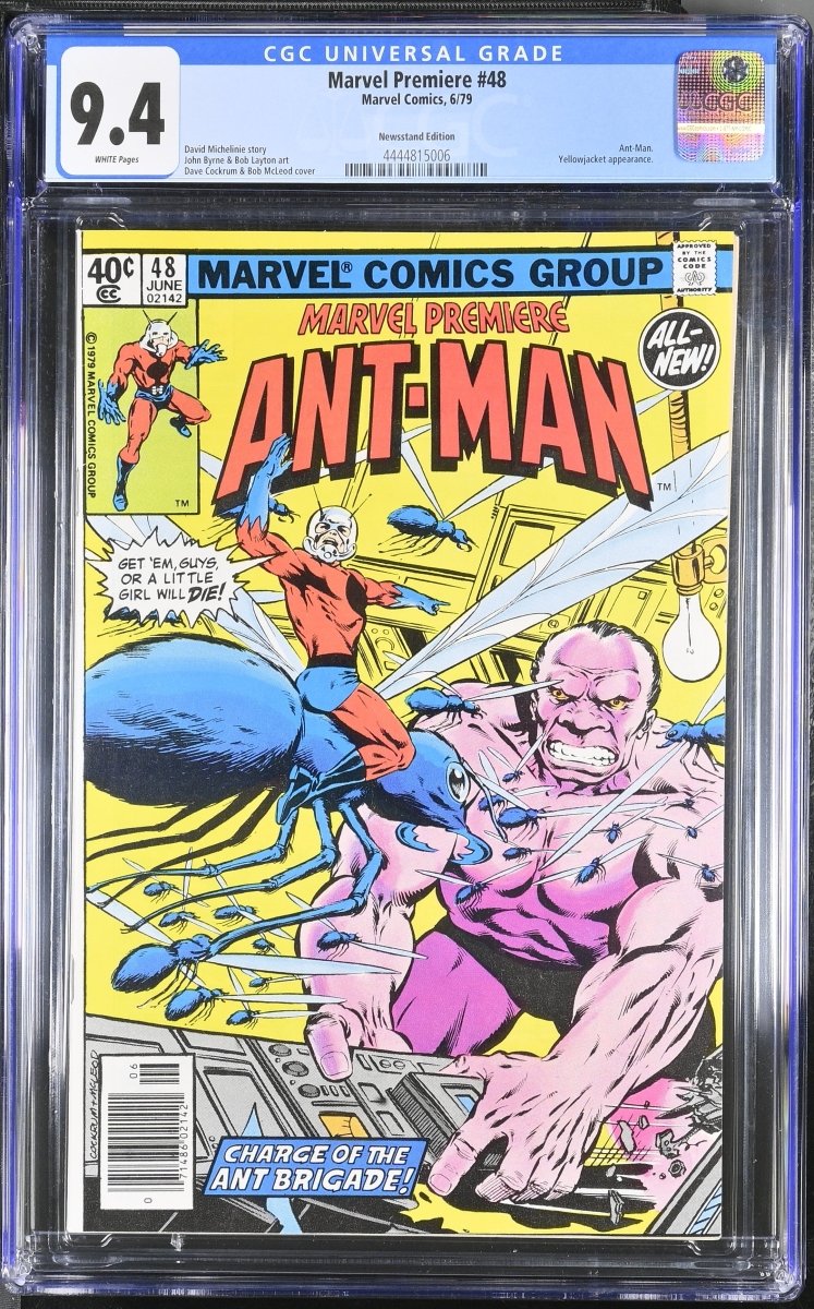 Marvel Premiere #48 comic CGC graded 9.4