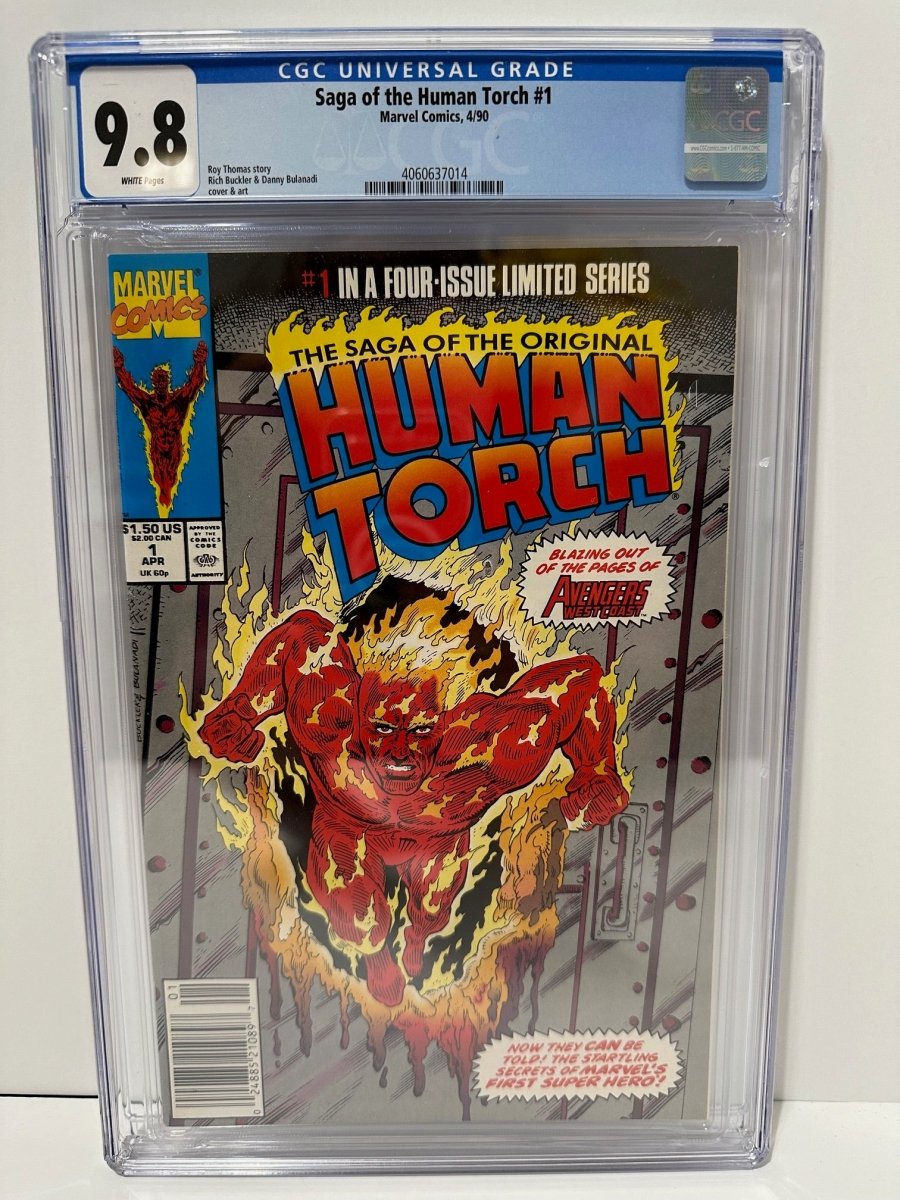 Marvel Saga of the Human Torch #1 comic CGC graded 9.8