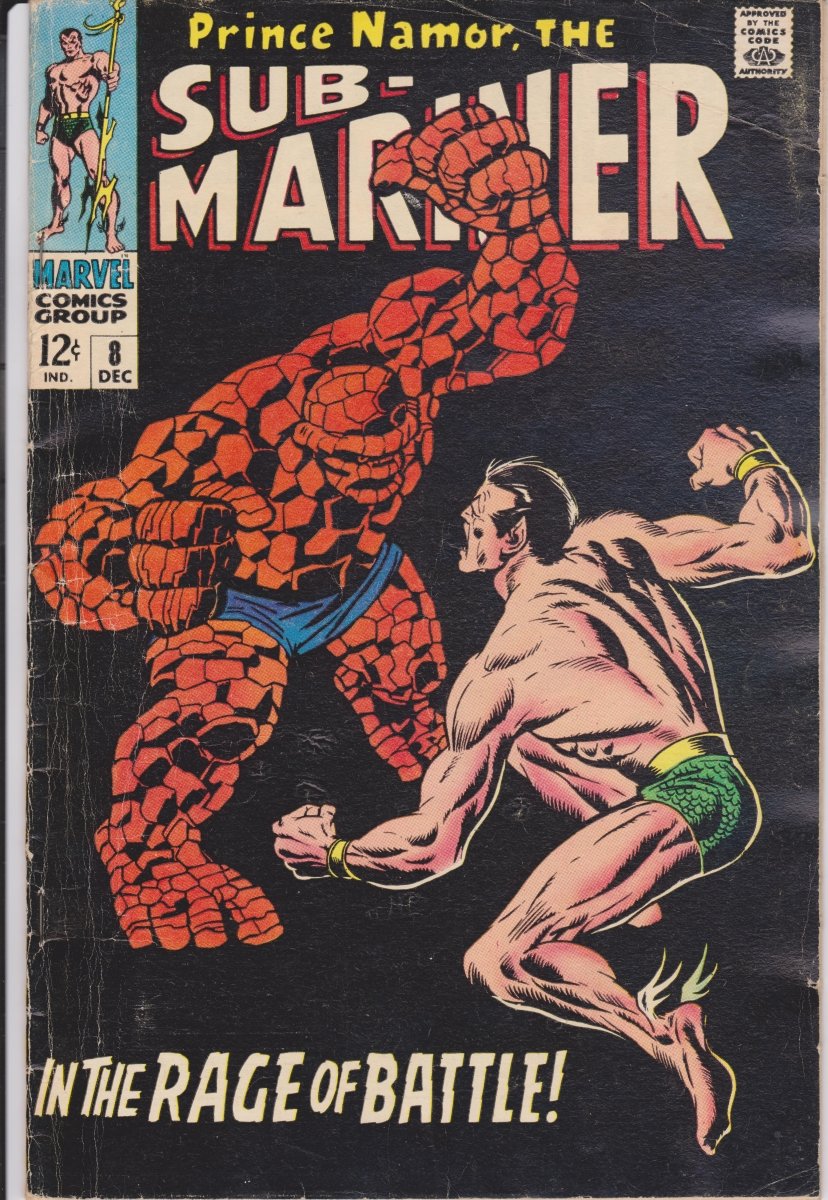 Marvel Sub - Mariner #8 1968 VG