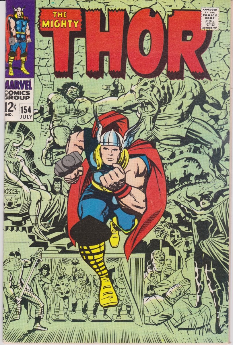 Marvel Thor #154 1968 VF/NM - 