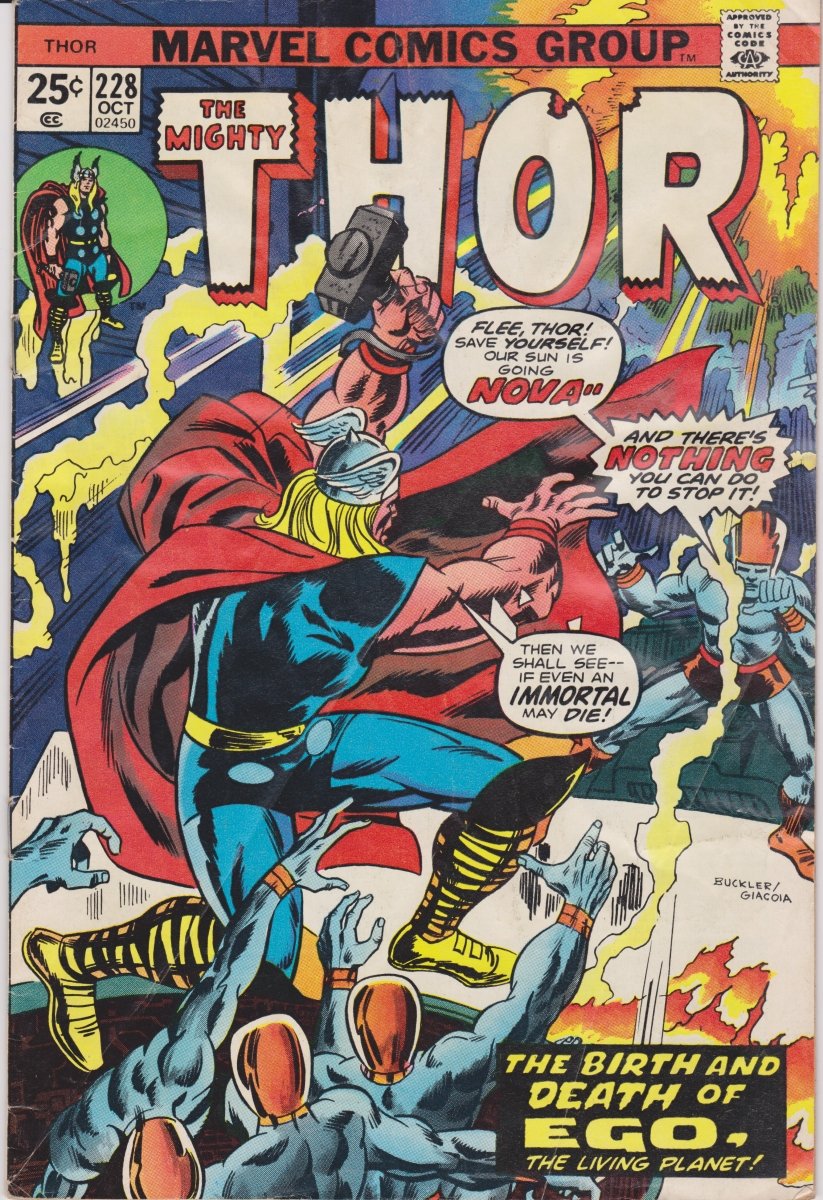 Marvel Thor #228 1974 F/VF