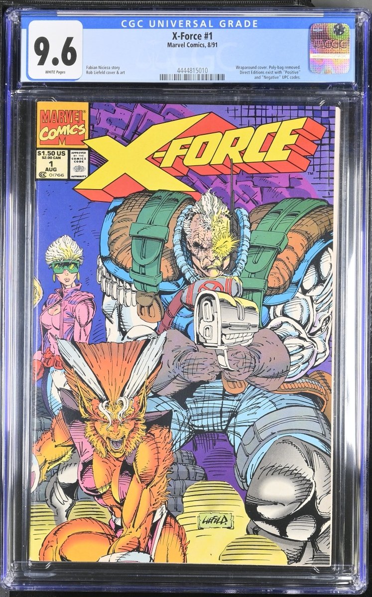 Marvel X - Force #1 comic CGC graded 9.6