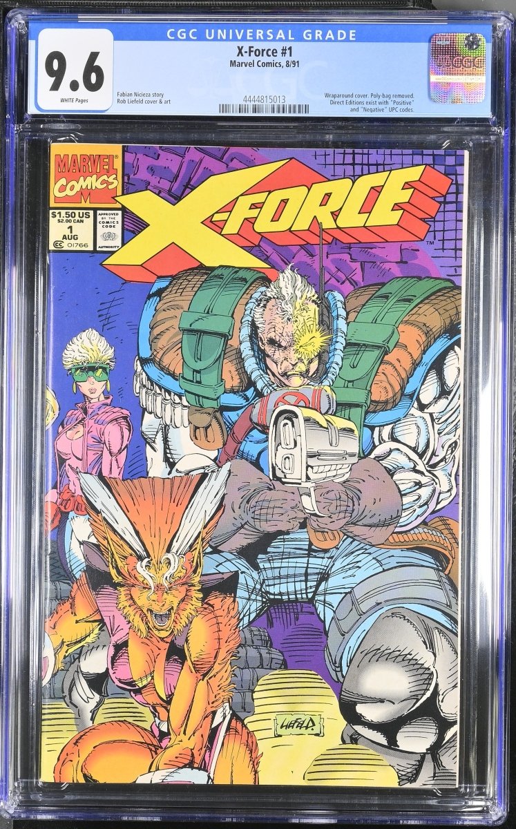 Marvel X - Force #1 comic CGC graded 9.6