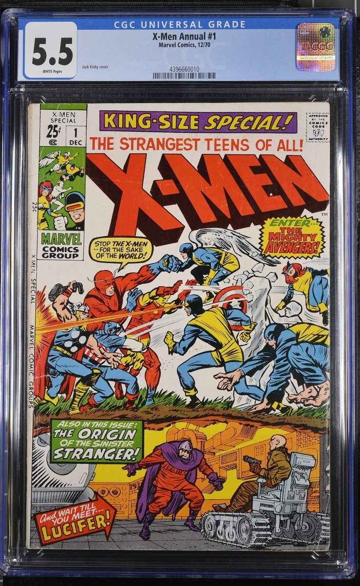 Marvel X-Men Annual #1 comic CGC graded 5.5