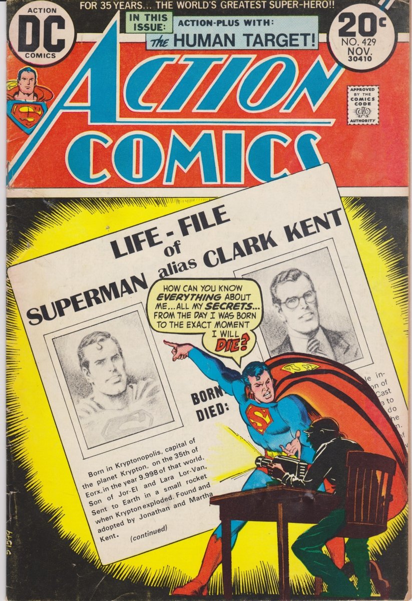 DC Action Comics #429 1973 VG/F
