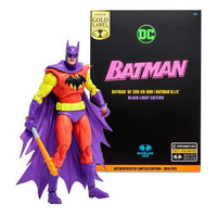 Load image into Gallery viewer, DC Multiverse Batman of Zur-En-Arh Black Light Gold Label 7-Inch Scale Action Figure - Entertainment Earth Exclusive
