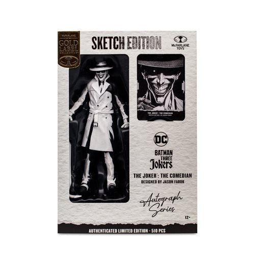 DC Multiverse The Joker Comedian Sketch Autograph Gold Label 7-Inch Scale  Action Figure - Entertainment Earth Exclusive