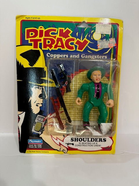 Dick Tracy Coppers and Gangsters Shoulders Action Figure Playmates 1990