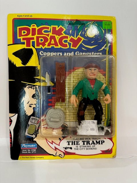 Dick Tracy Coppers and Gangsters The Tramp Action Figure Playmates 1990