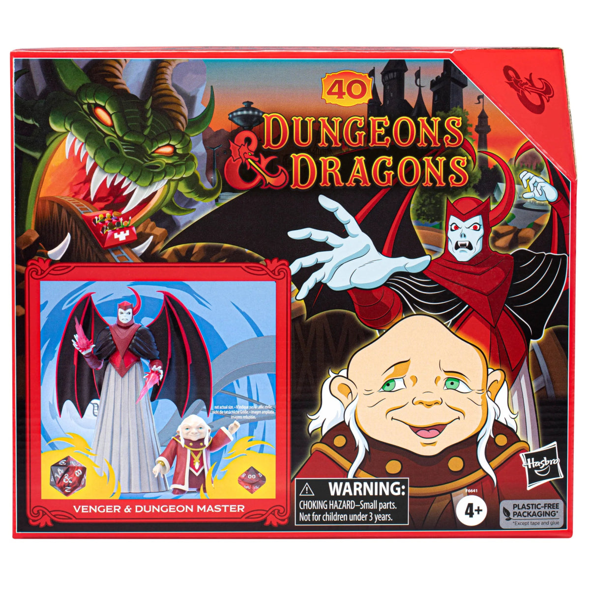 Dungeons & Dragons Cartoon Classics Scale Dungeon Master & Venger Action Figures 2pk (Target Exclusive)