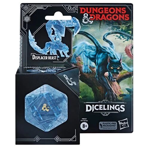 Dungeons & Dragons Honor Among Thieves D&D Dicelings Blue Displacer Beast Converting Figure