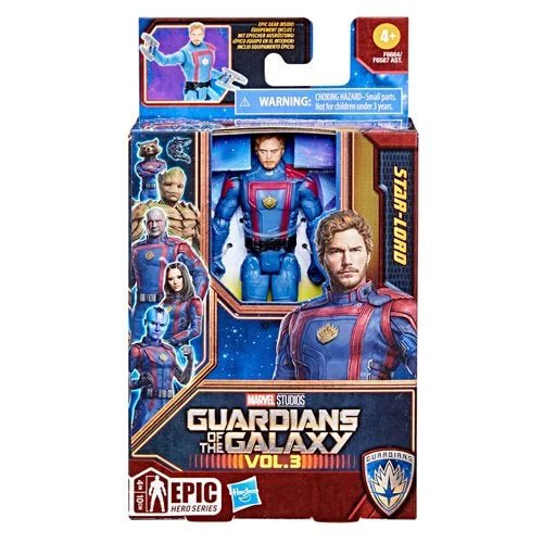 Guardians of the Galaxy Vol. 3 Epic Hero Series Star Lord 4-Inch Action Figure