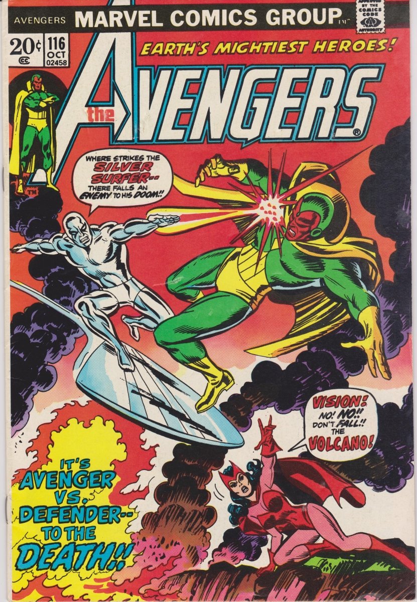 Marvel Avengers #116 1973 F/VF