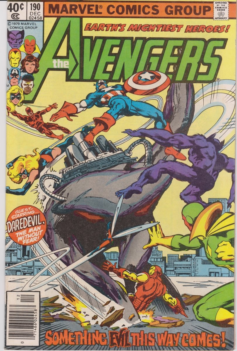 Marvel Avengers #190 1979 VF+