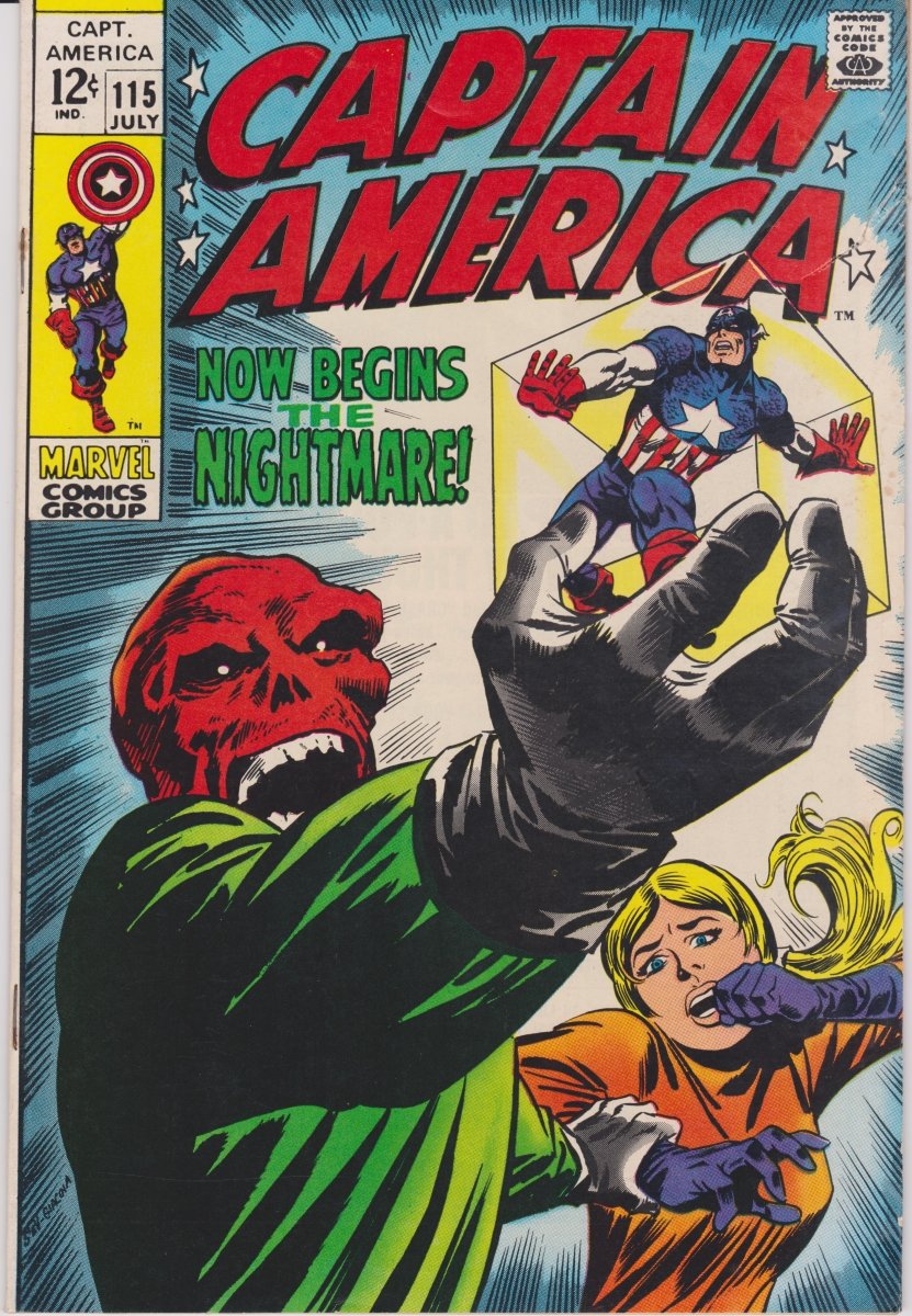 Marvel Captain America #115 1969 F/VF