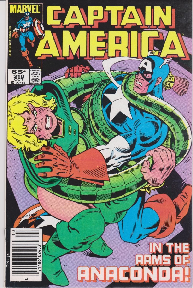 Marvel Captain America #310 1985 NM