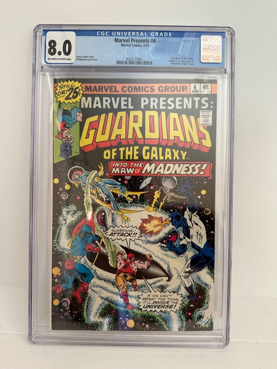 Marvel Comics Marvel Presents Guardians of the Galaxy #4 Comic CGC Graded 8.0
