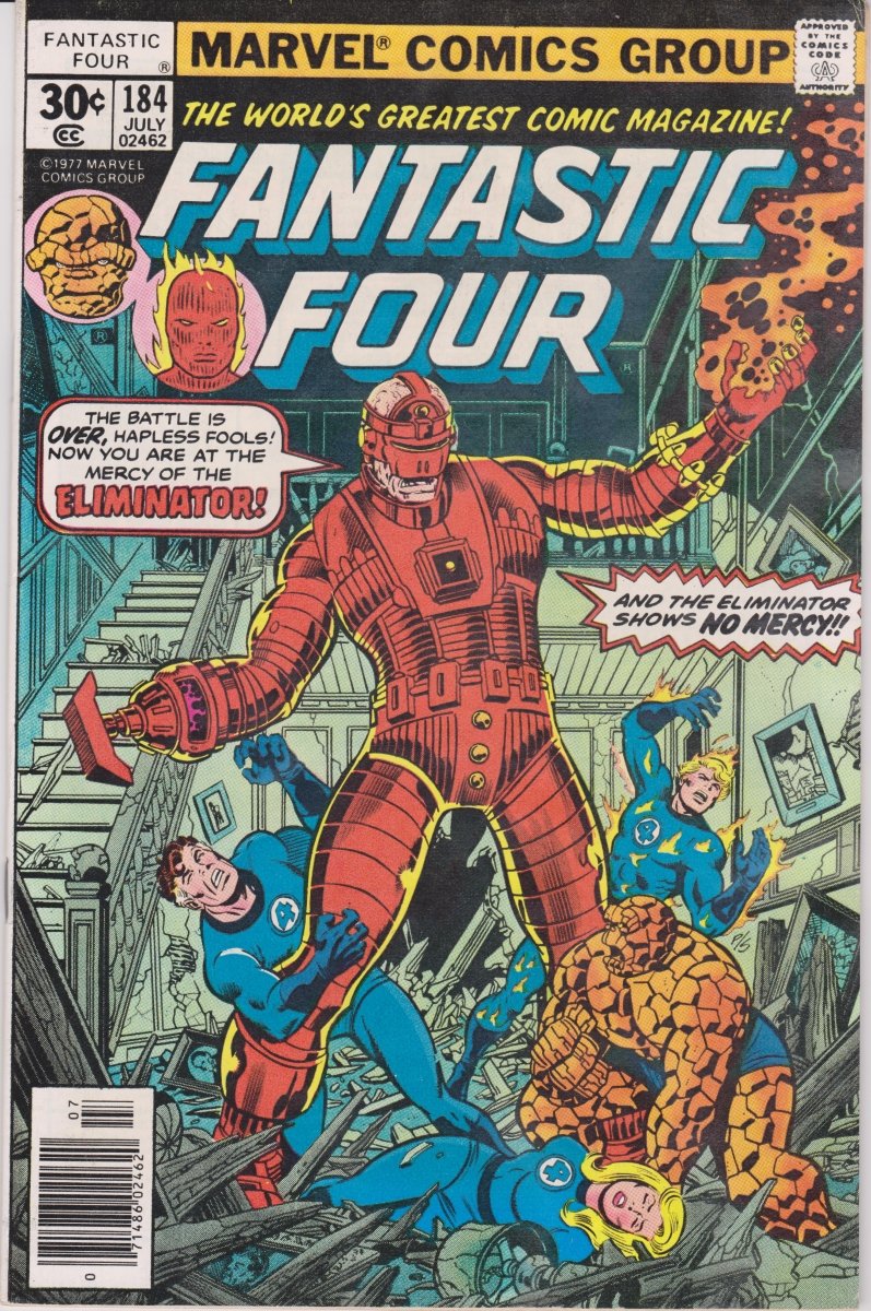 Marvel Fantastic Four #184 1977 VF+
