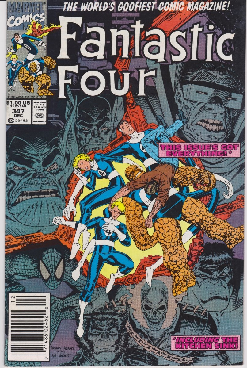 Marvel Fantastic Four #347 1990 VF