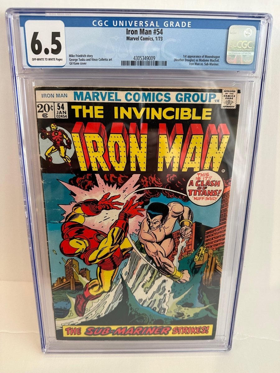 Marvel Iron Man #54 comic CGC graded 6.5