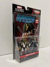 Load image into Gallery viewer, Marvel Legends Guardians of the Galaxy comic pack Gamora and Star Lord
