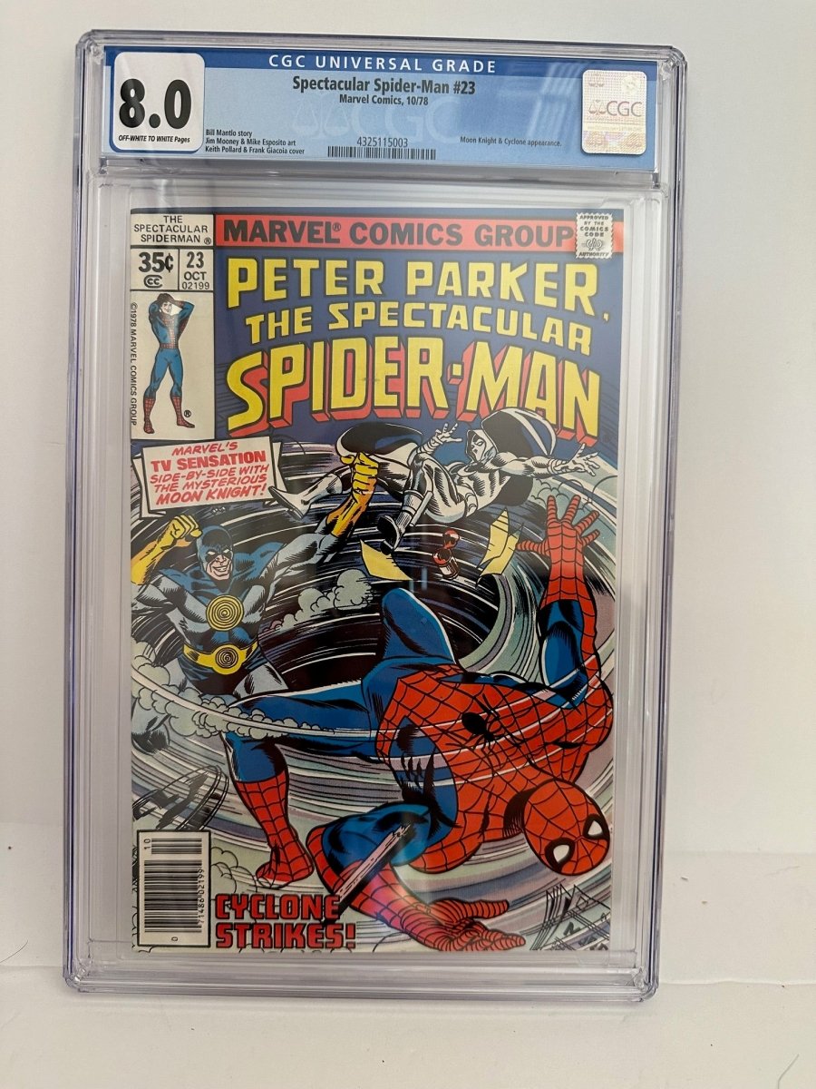 Marvel Peter Parker the Spectacular Spider-Man #23 Comic CGC Graded 8.0