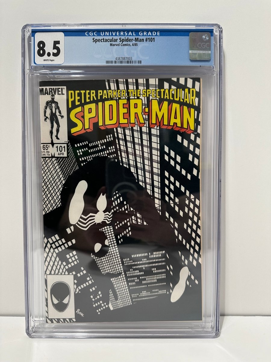 Marvel Spectacular Spider-Man #101 comic CGC graded 8.5
