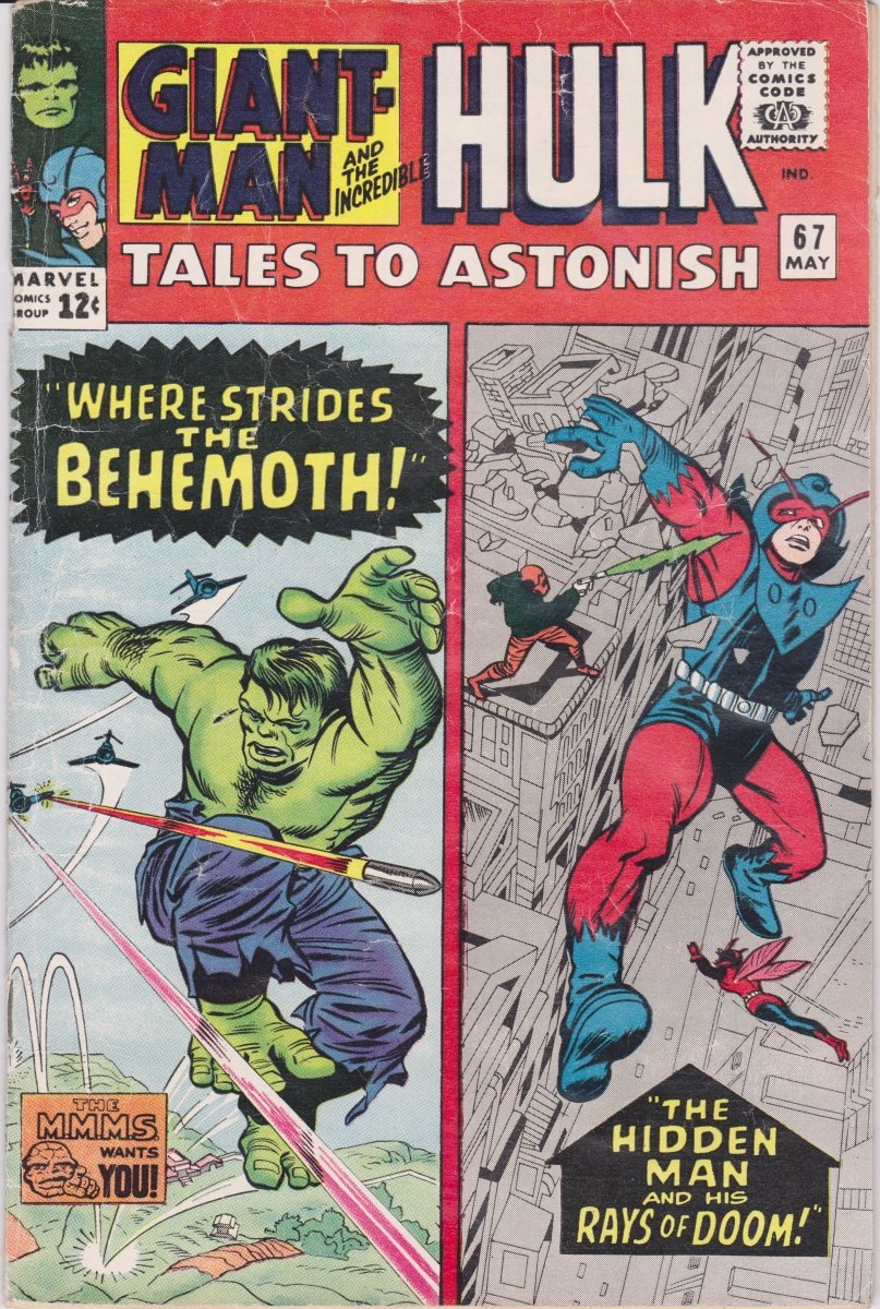 Marvel Tales to Astonish #67 1965 VG/F