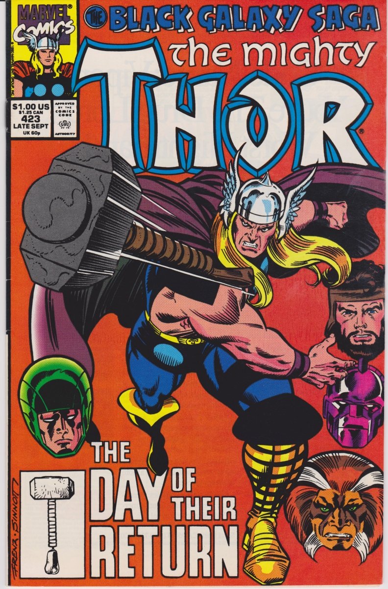 Marvel The mighty Thor #423 1990 NM