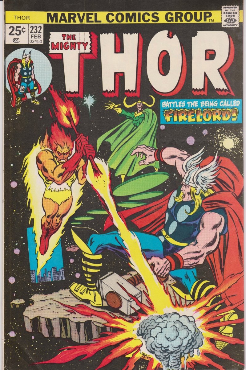 Marvel Thor #232 1974 NM