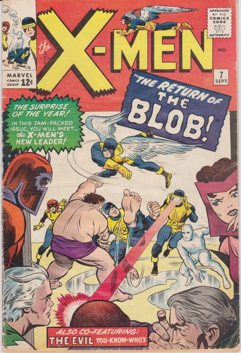 Marvel X-Men #7 1964 VG Cover Detached