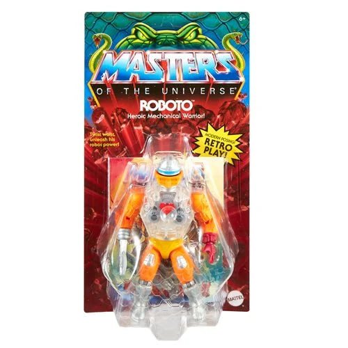 Masters of the Universe Origins Mini Comic Roboto Action Figure