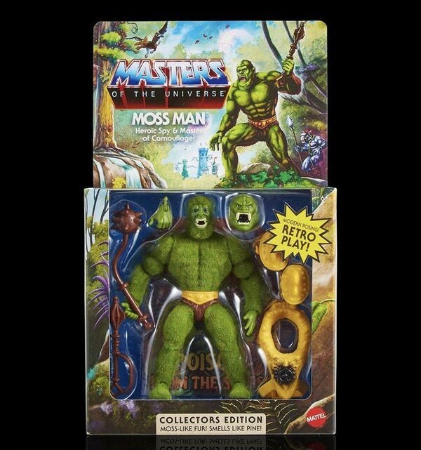 Masters of the Universe Origins Moss Man flocked (Walmart exclusive)