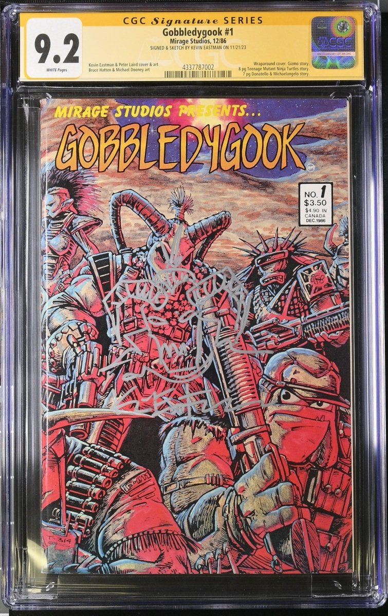 Mirage Studios Gobbledygook #1 comic CGC Signature Series Graded 9.2