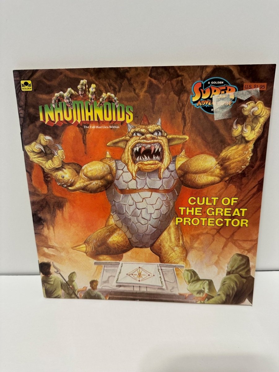 Rare Vintage Inhumanoids Soft Cover book Cult of the great protector 1987