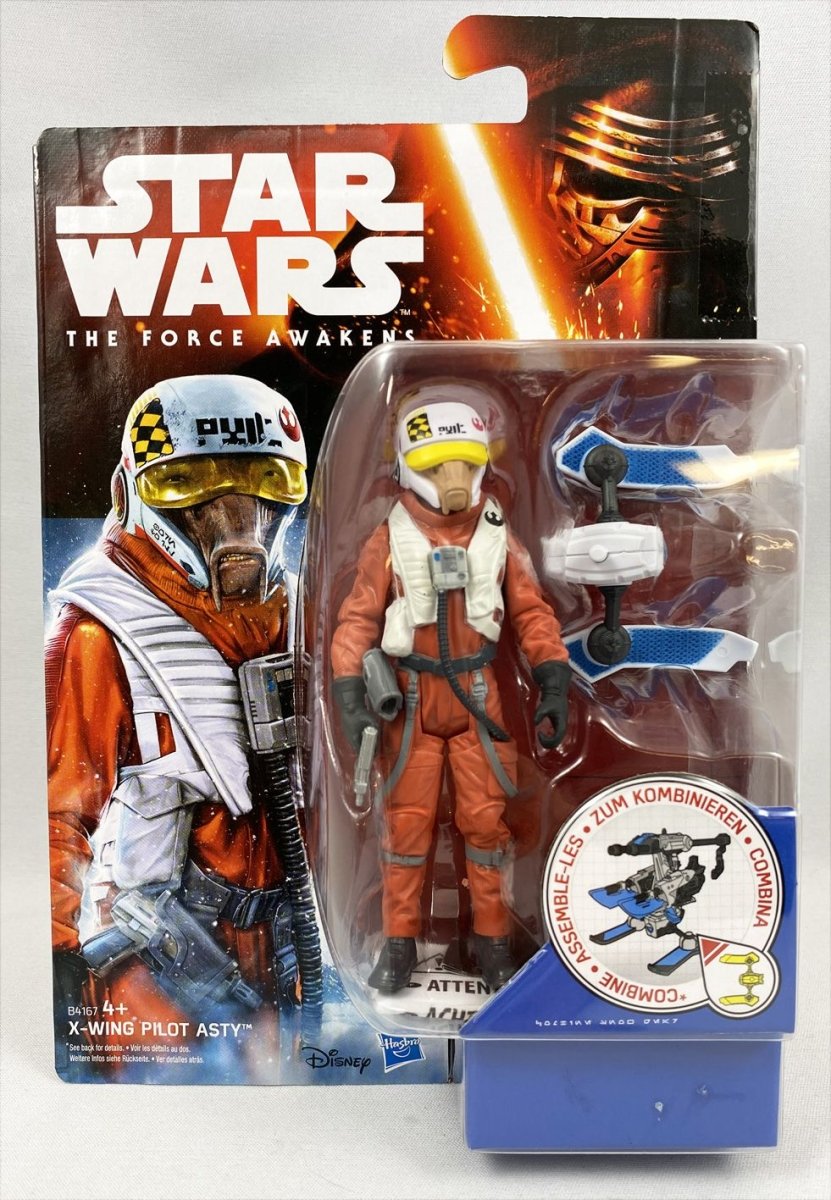 Star Wars 3.75" Snow and Desert X-Wing Pilot Asty (The Force Awakens) 2015