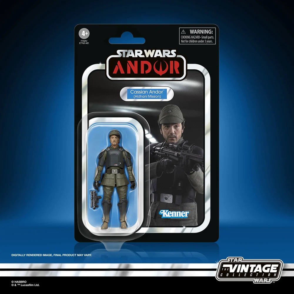 Star Wars The Vintage Collection Cassian Andor (Aldhani Mission) 3 3/4-Inch Action Figure