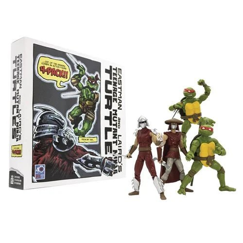 Teenage Mutant Ninja Turtles Classic Comic BST AXN 5-Inch Action Figure Box 2 Set of 4 - Previews Exclusive