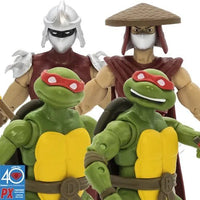 Load image into Gallery viewer, Teenage Mutant Ninja Turtles Classic Comic BST AXN 5-Inch Action Figure Box 2 Set of 4 - Previews Exclusive

